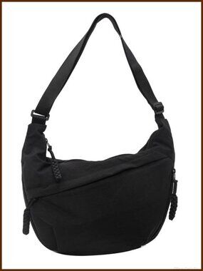 Nylon Crescent Crossbody Bag Adjustable Strap Sling Handbag Travel Purse